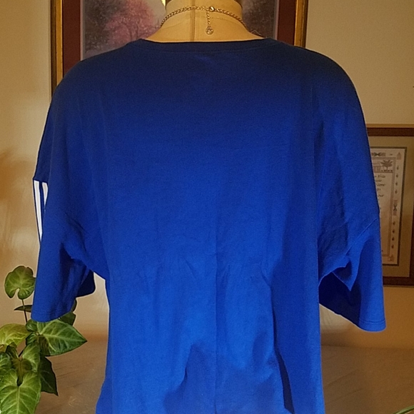 Short Sleeve Top, 🚨3/$15, Blue, XL, NWT - Picture 3 of 5